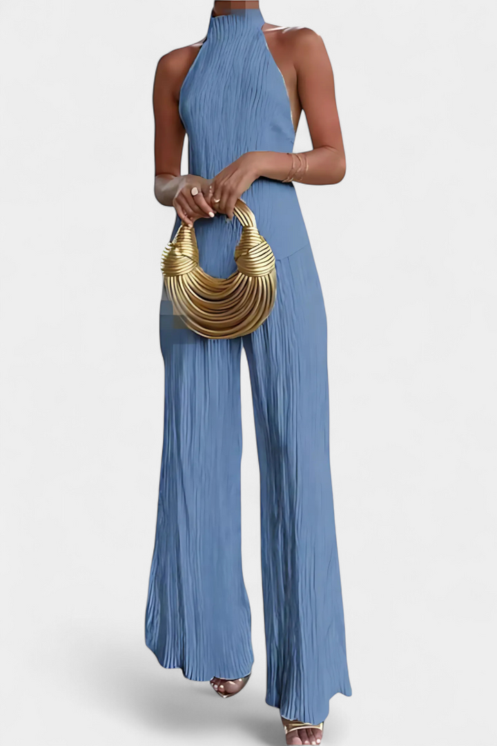 Celeste Pleated Halter Co-Ord Set