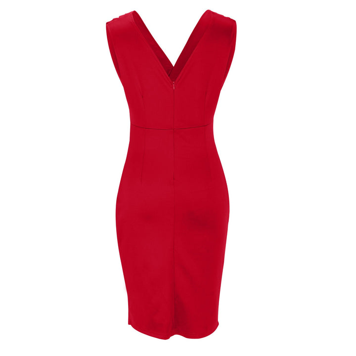 Scarlett Grace V-Neck Slit Dress