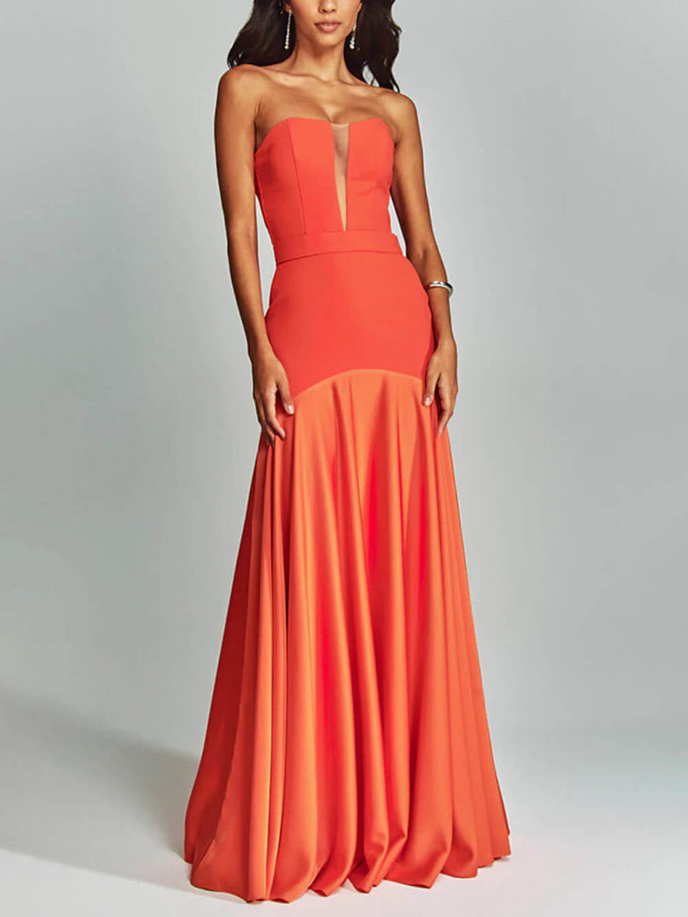 Seraphina Satin Mermaid Gown