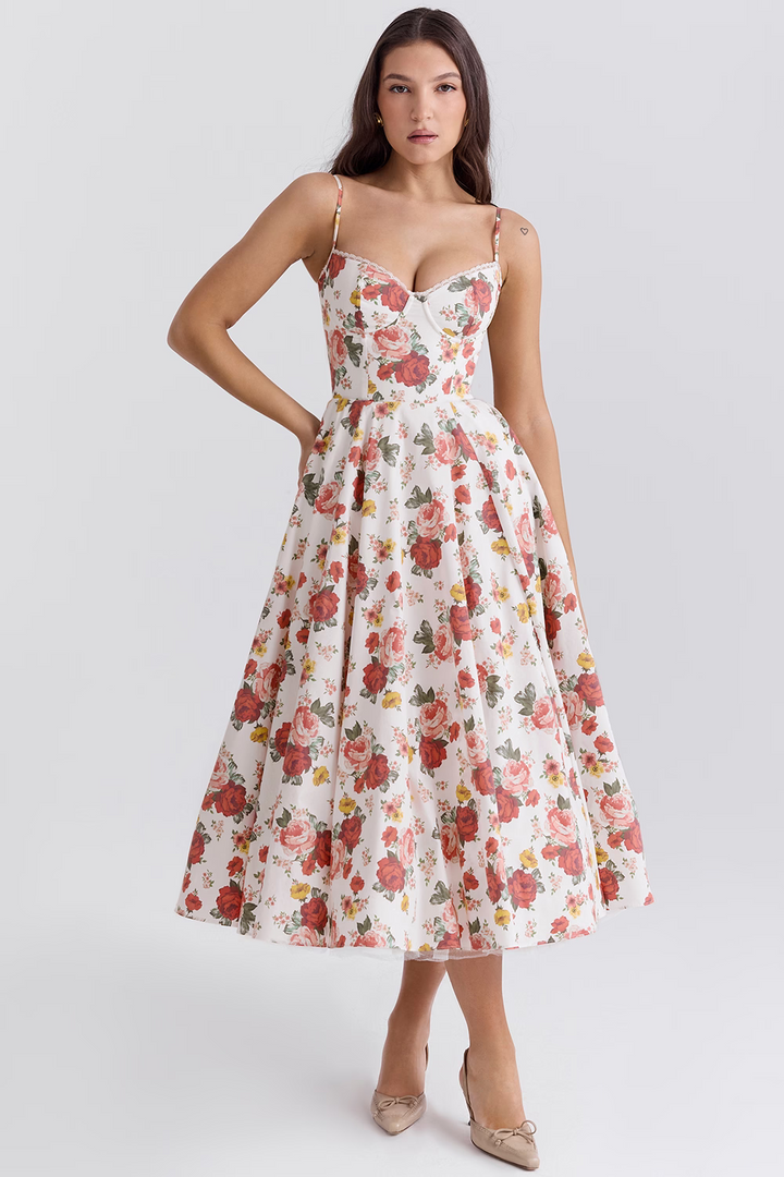 Fiorentina Rose Midi Dress