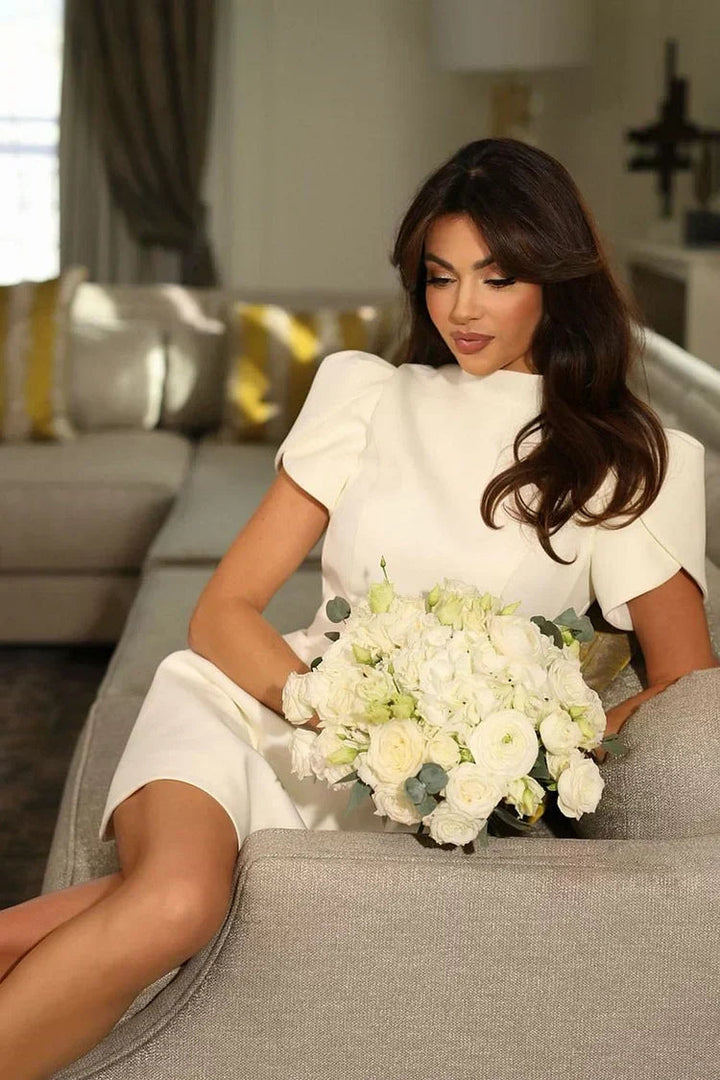 Arlena Petal Sleeve Mini Dress
