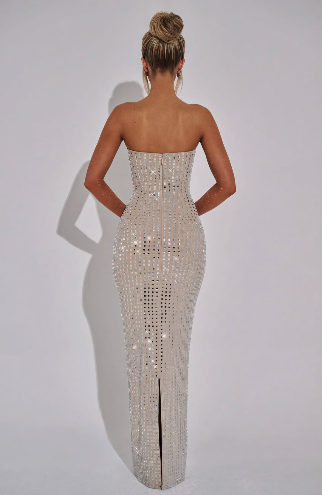 Serenavia | Sequin Strapless Maxi Dress