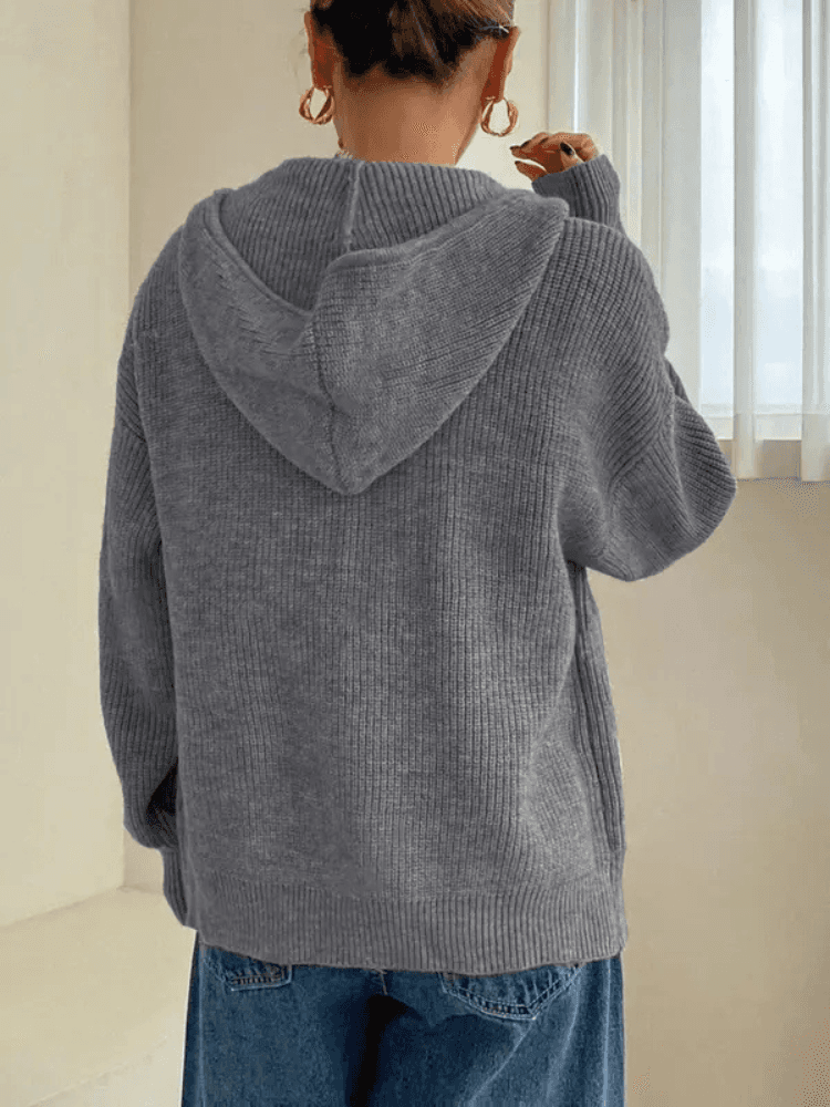 Harper Knit Zip Hoodie