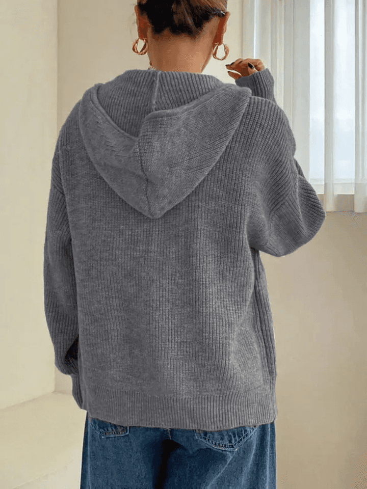 Harper Knit Zip Hoodie