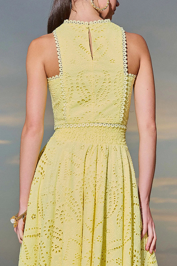 Eliana Two-Piece Set – Summer Look with Maxi Skirt & Embroidery