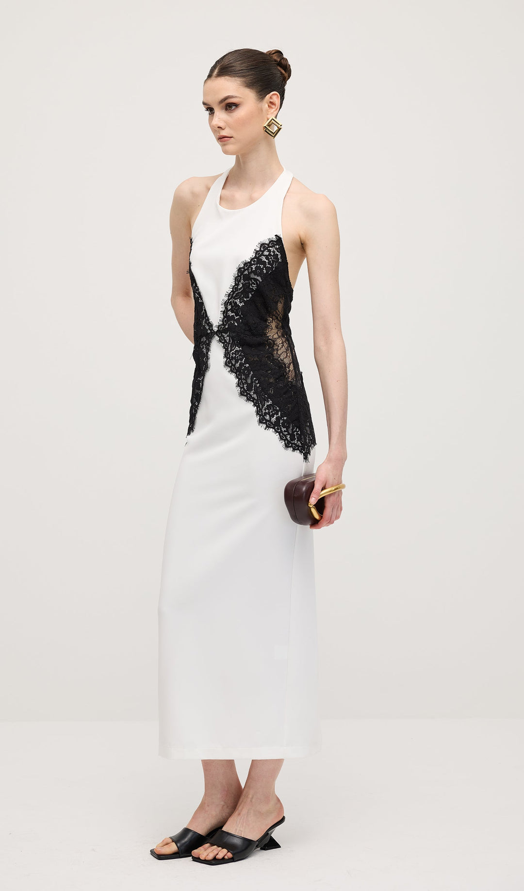Noir Elegance Maxi Dress