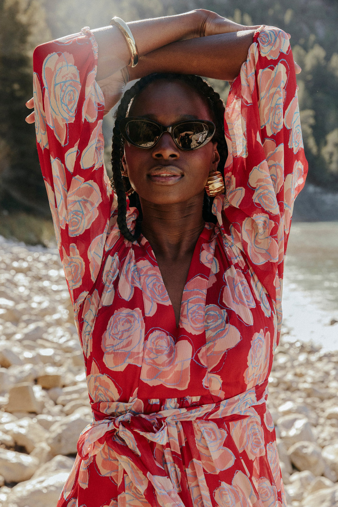Capri Dress – Flowing Elegance from Beach to Sunset