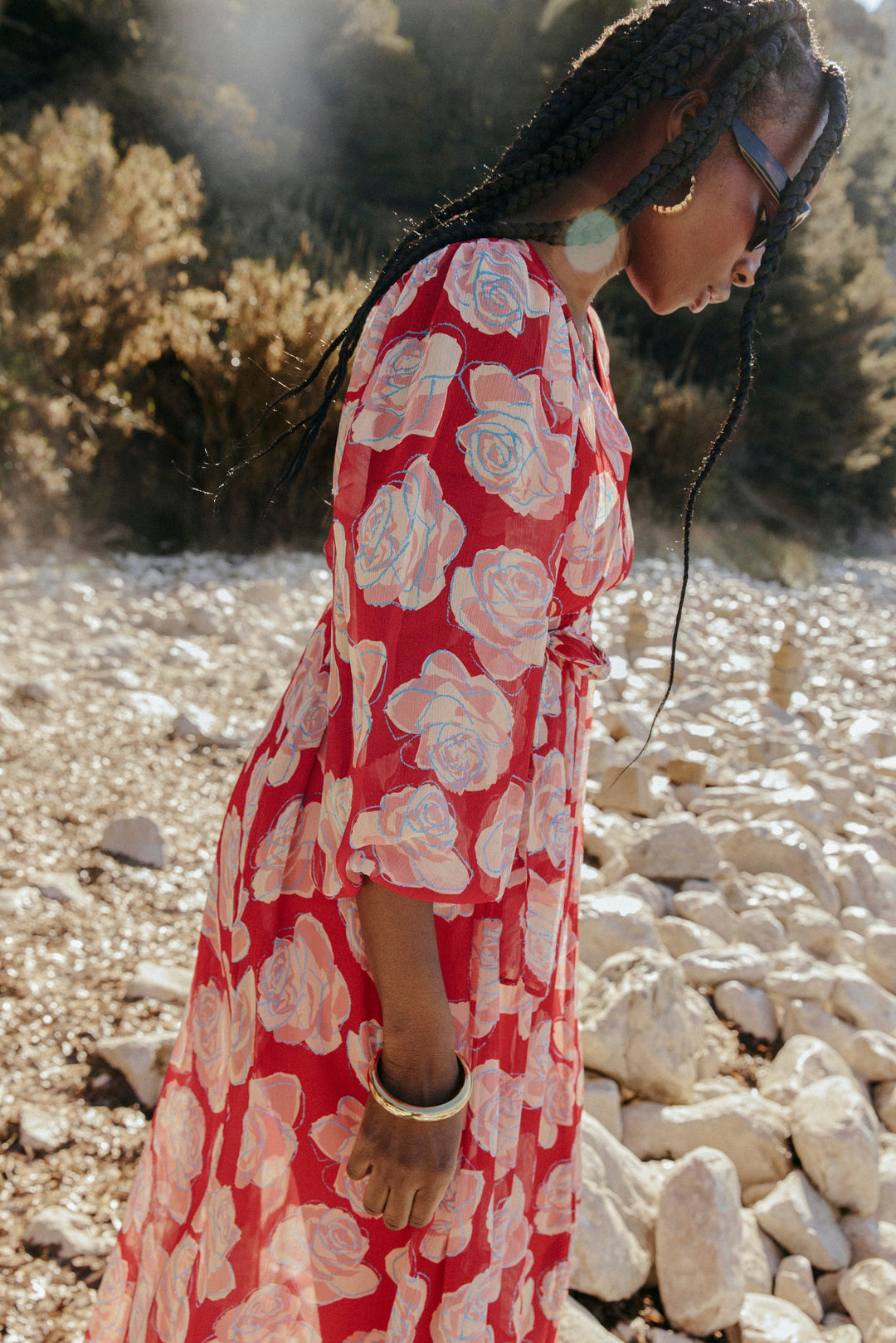 Capri Dress – Flowing Elegance from Beach to Sunset