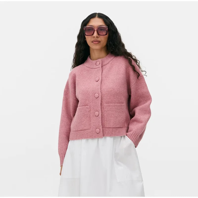 Thalisse | Cozy Button-Up Knit Cardigan