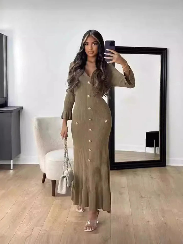 Zarelle | Elegant Knitted Bodycon Dress