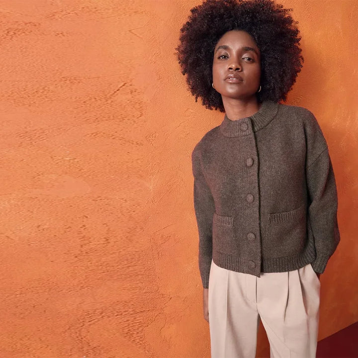 Thalisse | Cozy Button-Up Knit Cardigan