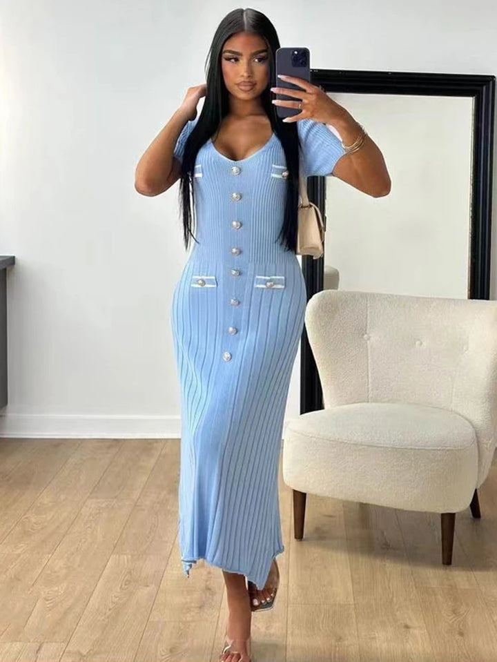 Zarelle | Elegant Knitted Bodycon Dress