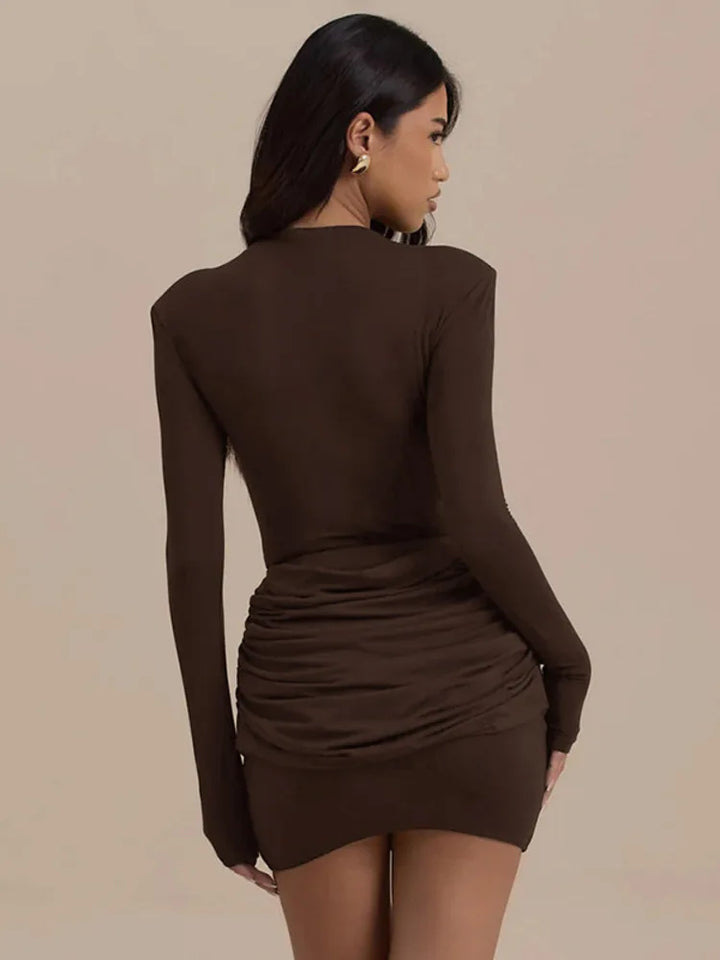Leontine | Chic Ruched Bodycon