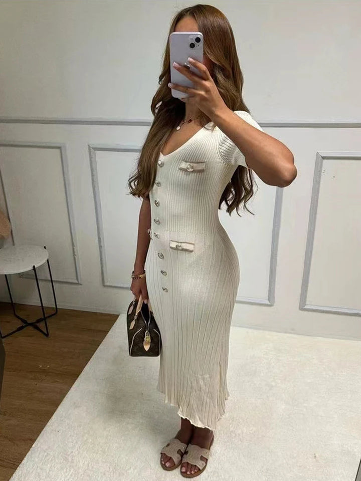 Zarelle | Elegant Knitted Bodycon Dress