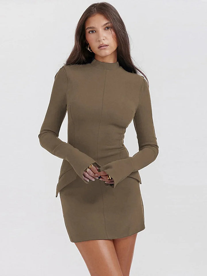 Valestra | Midnight Chic Pocket Mini Dress