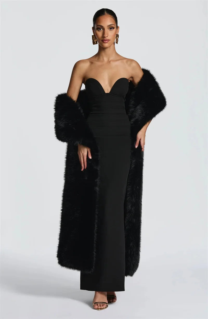 Arvianne | Halter Elegance Maxi Gown