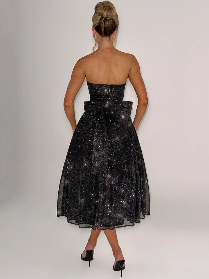 Claribel | Sparkling Elegance Midi Dress