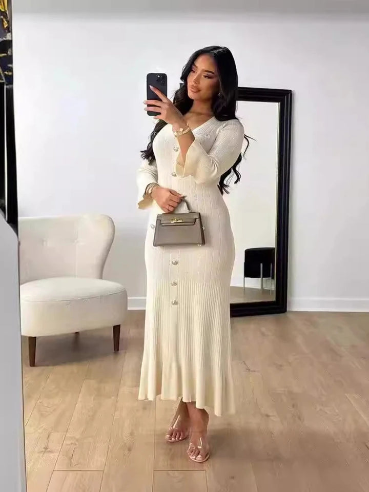 Zarelle | Elegant Knitted Bodycon Dress