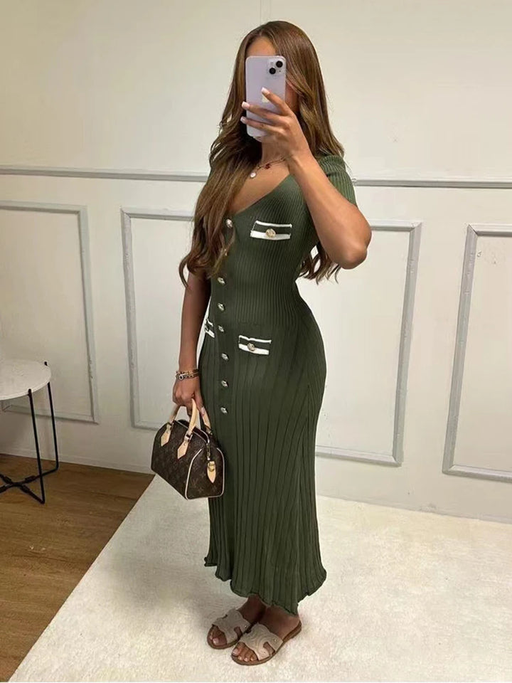 Zarelle | Elegant Knitted Bodycon Dress