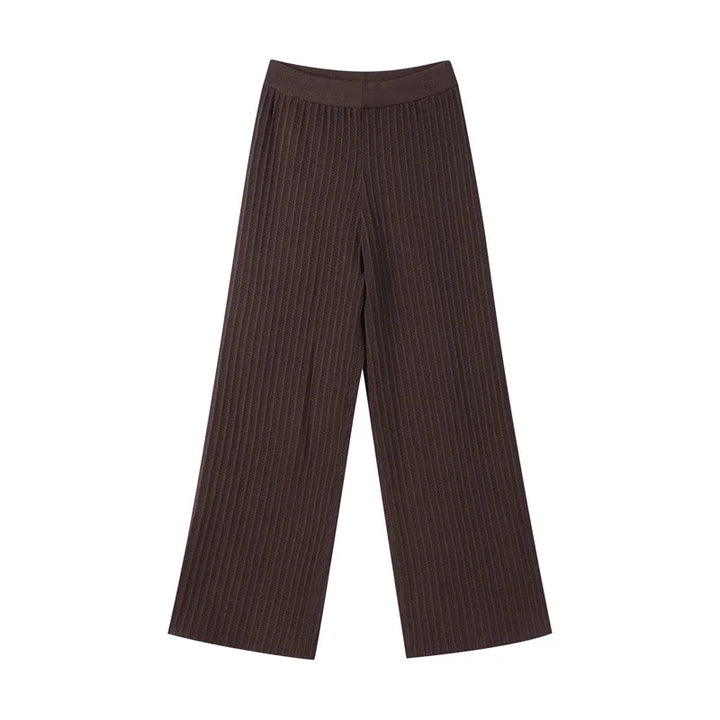 Lyselle | Chic Knit Cardigan & Trousers Set