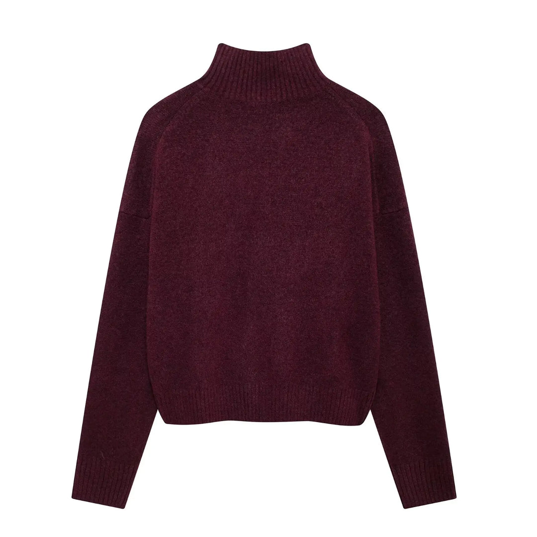 Lioraelle | Elegant Knit Turtleneck Sweater