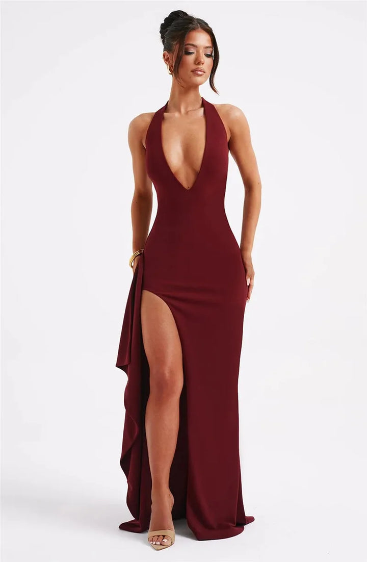 Serenya | High-Slit Glam Maxi
