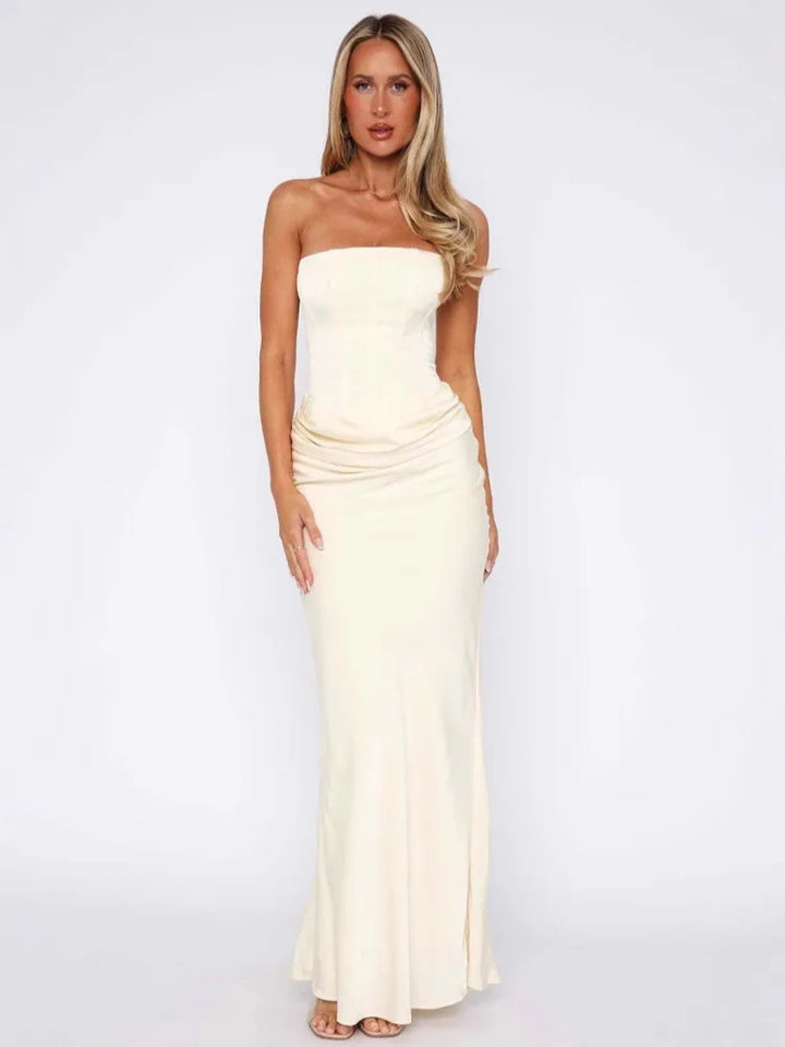 Arwen | Satin Grace Maxi Dress