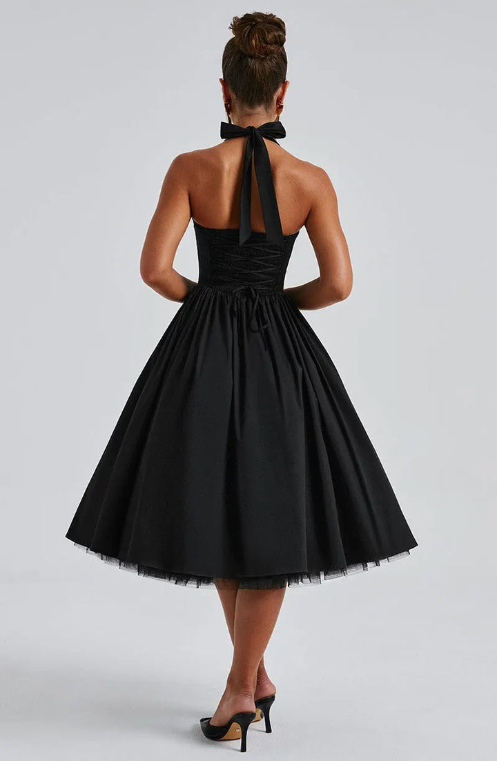 Veylisse | Graceful Halter Midi Dress