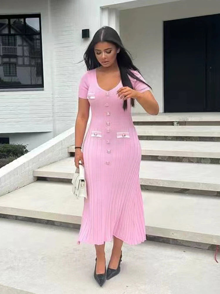 Zarelle | Elegant Knitted Bodycon Dress