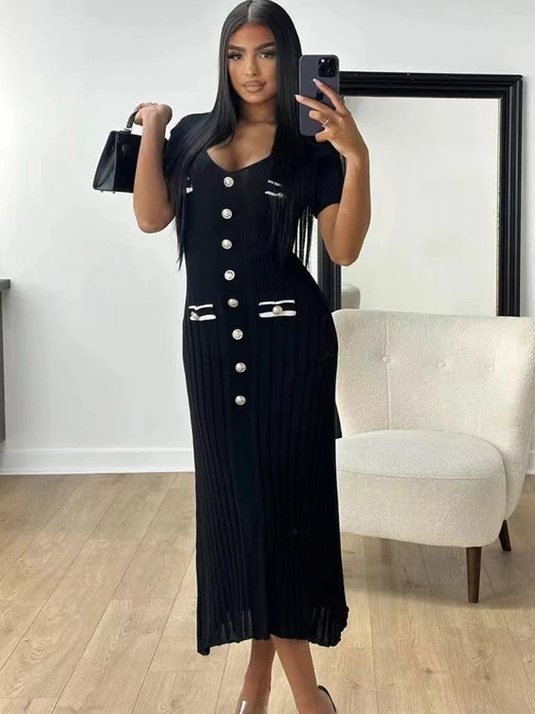 Zarelle | Elegant Knitted Bodycon Dress