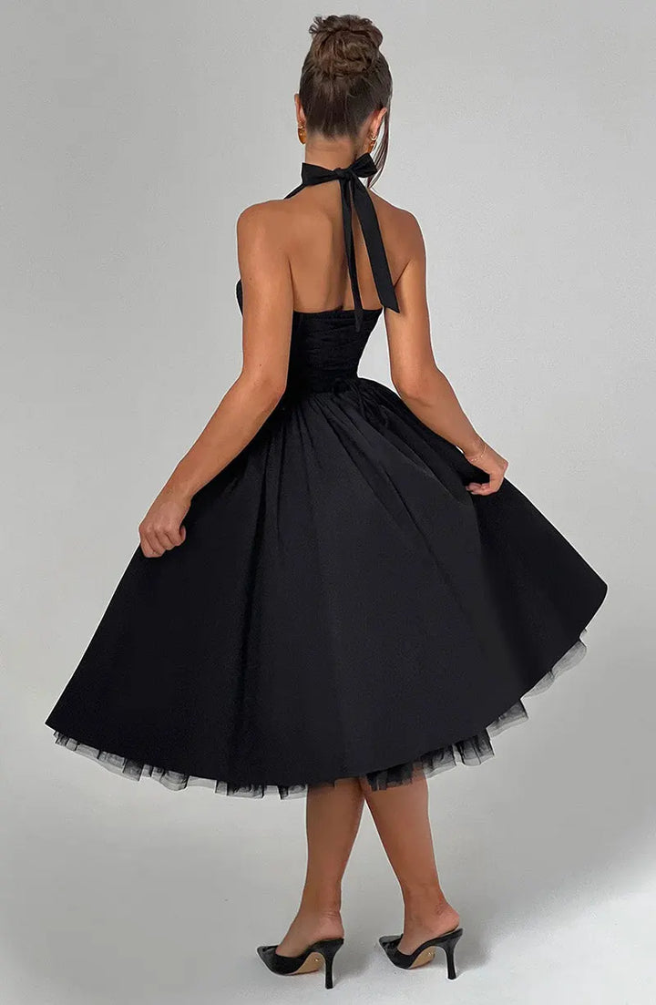 Veylisse | Graceful Halter Midi Dress
