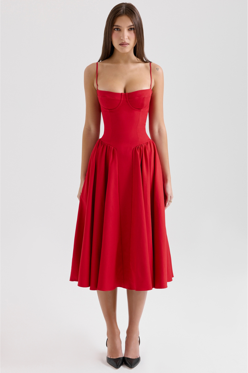 Élise Corset Midi Dress