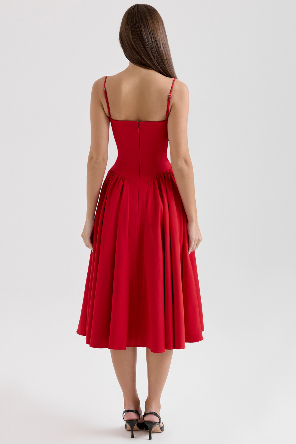 Élise Corset Midi Dress