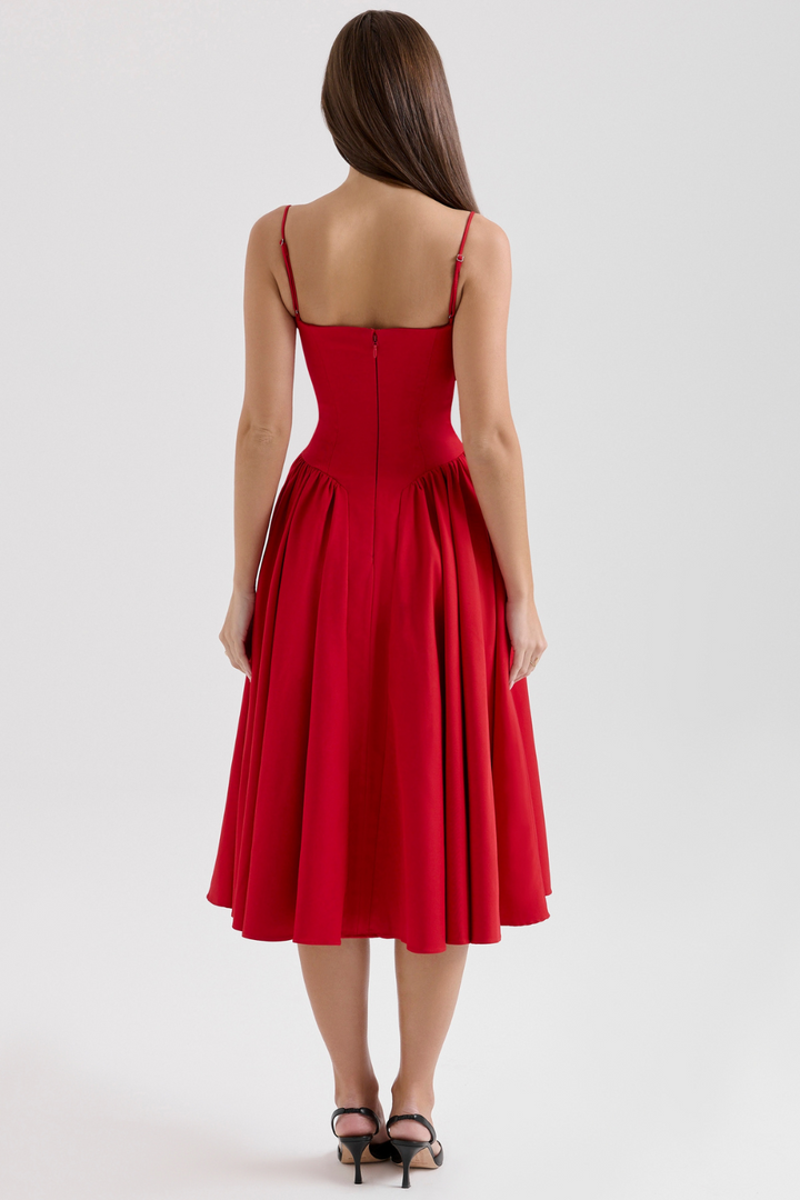 Élise Corset Midi Dress