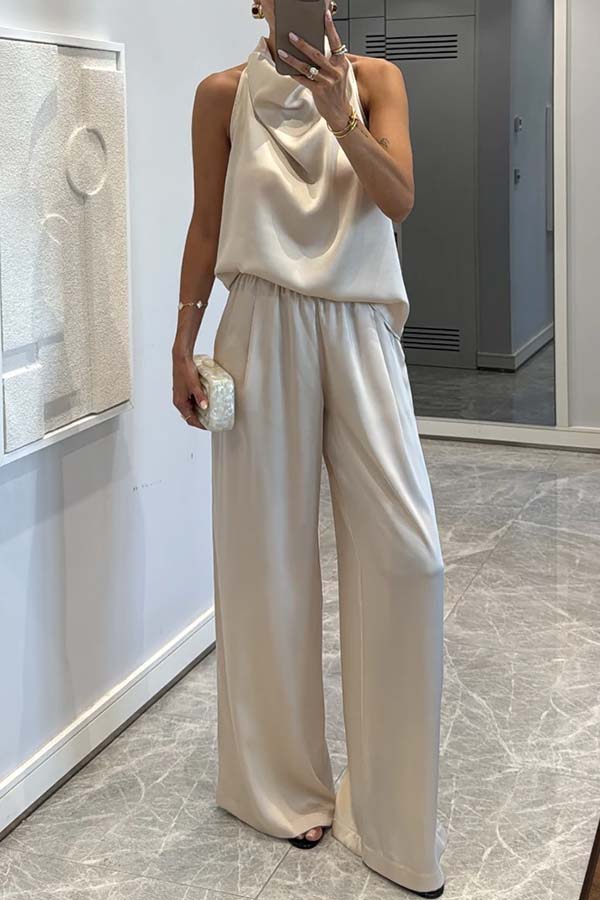 Satin Grace Two-Piece Set