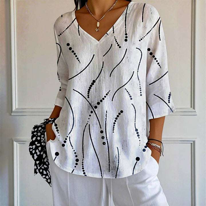 Linea Flow Blouse – Effortless Elegance in Motion