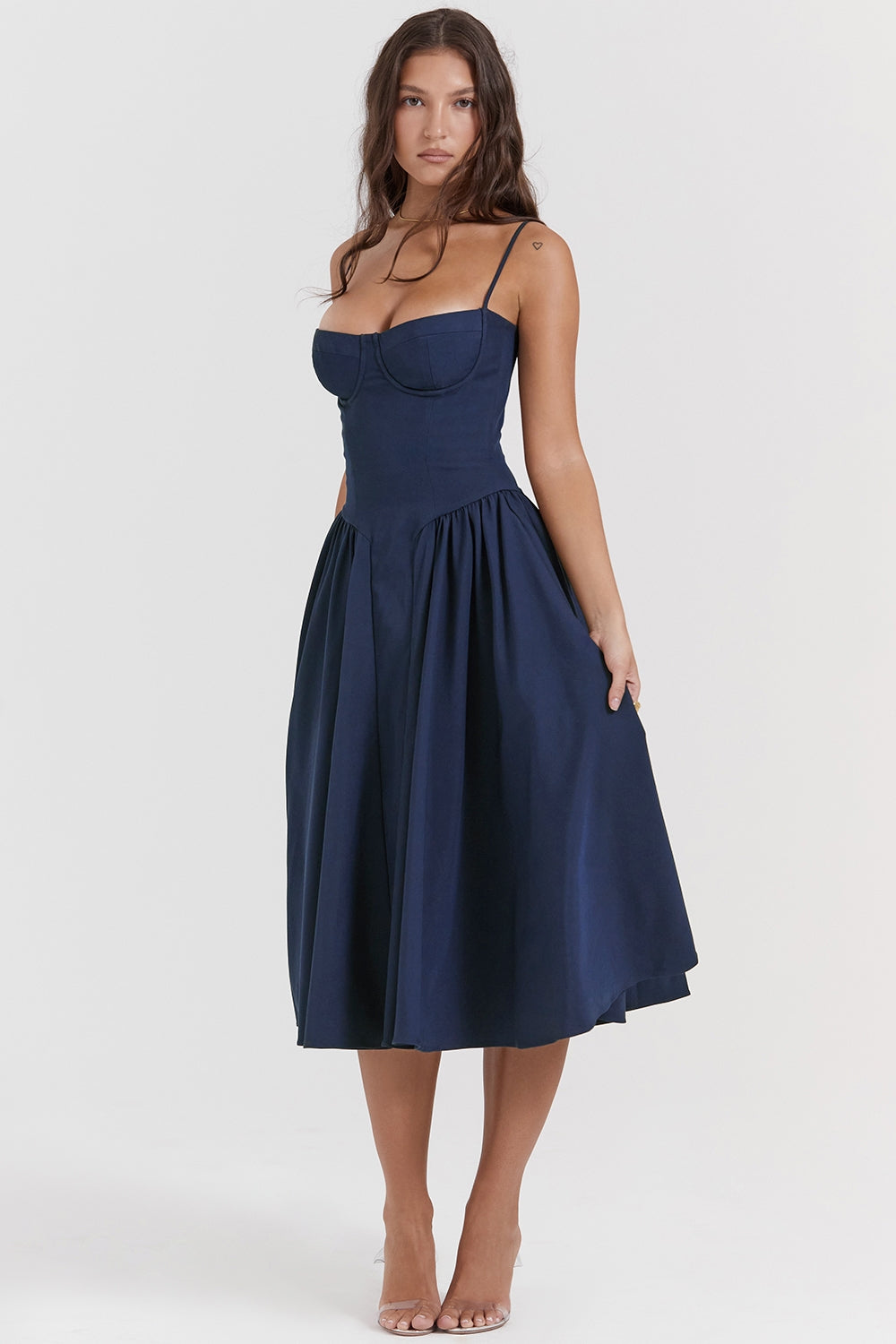 Élise Corset Midi Dress