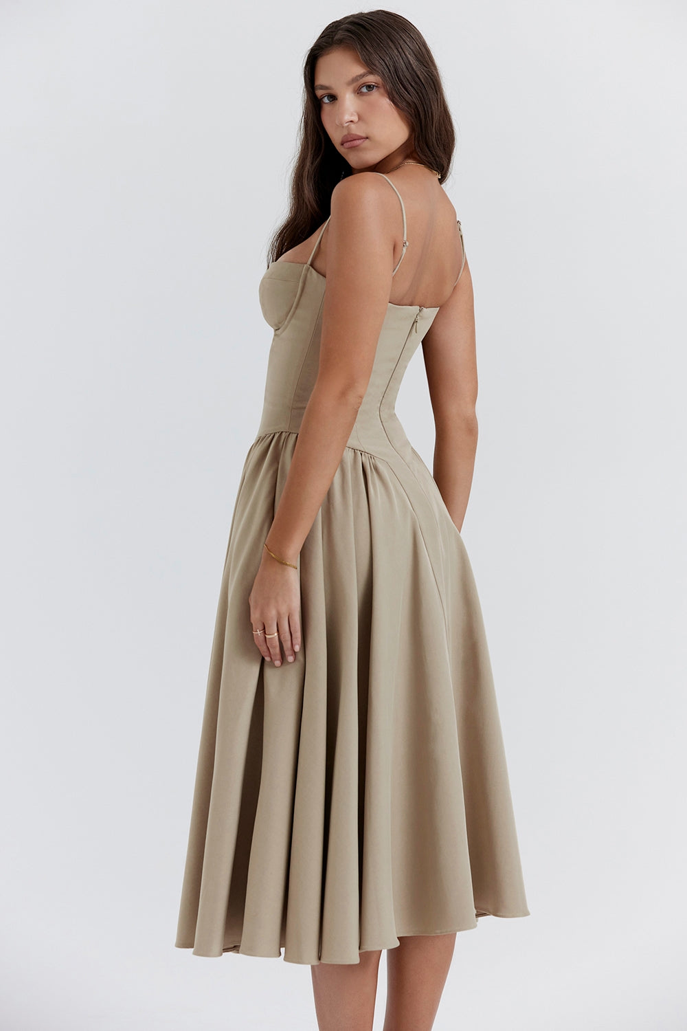 Élise Corset Midi Dress