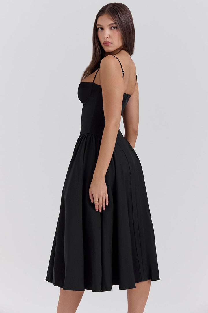Élise Corset Midi Dress