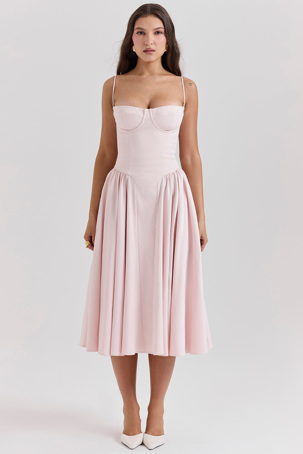 Élise Corset Midi Dress