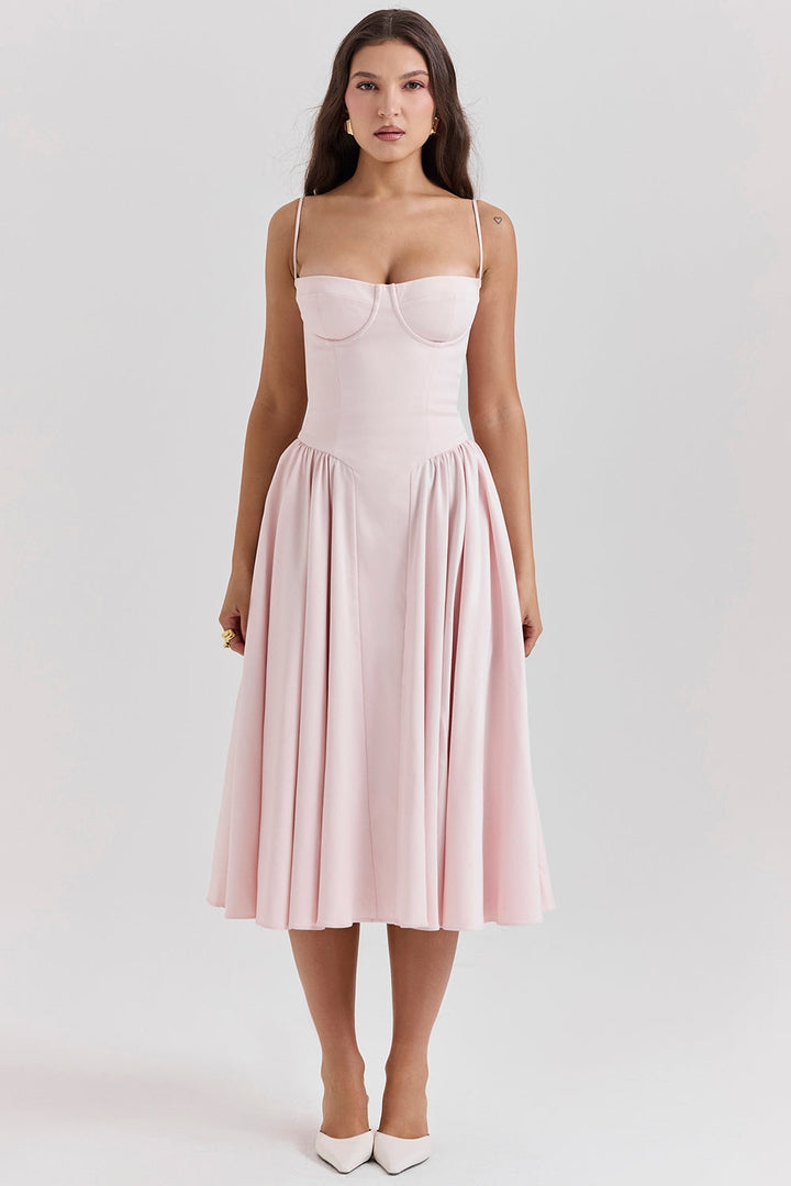 Élise Corset Midi Dress