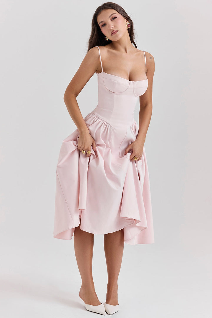 Élise Corset Midi Dress