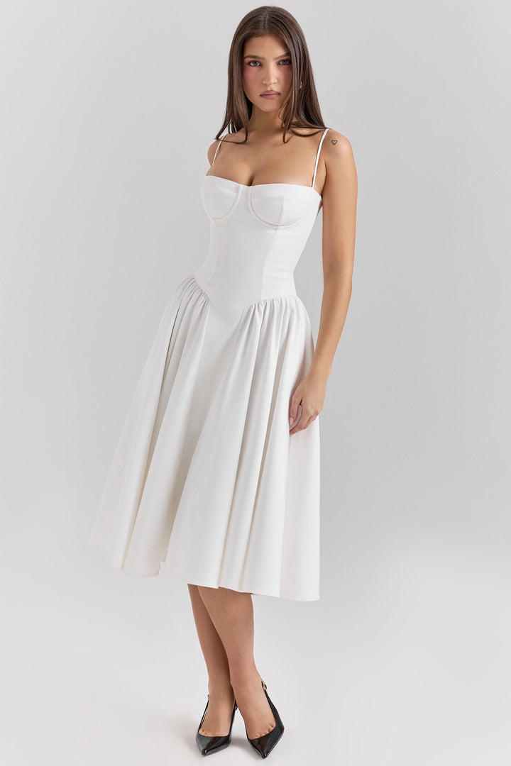 Élise Corset Midi Dress