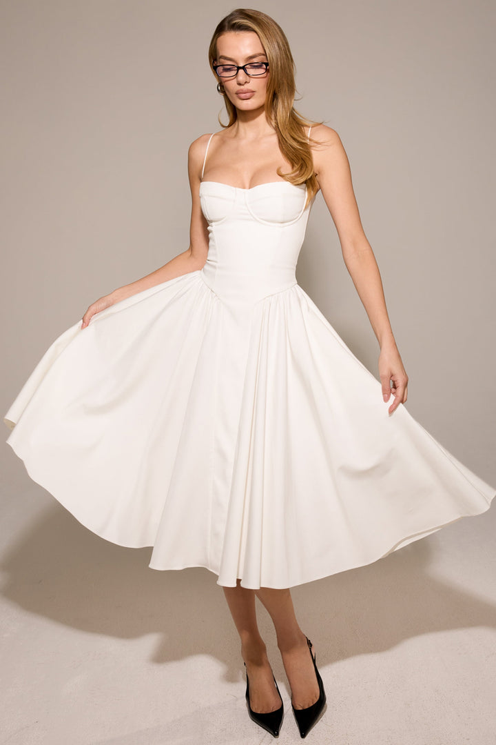 Élise Corset Midi Dress